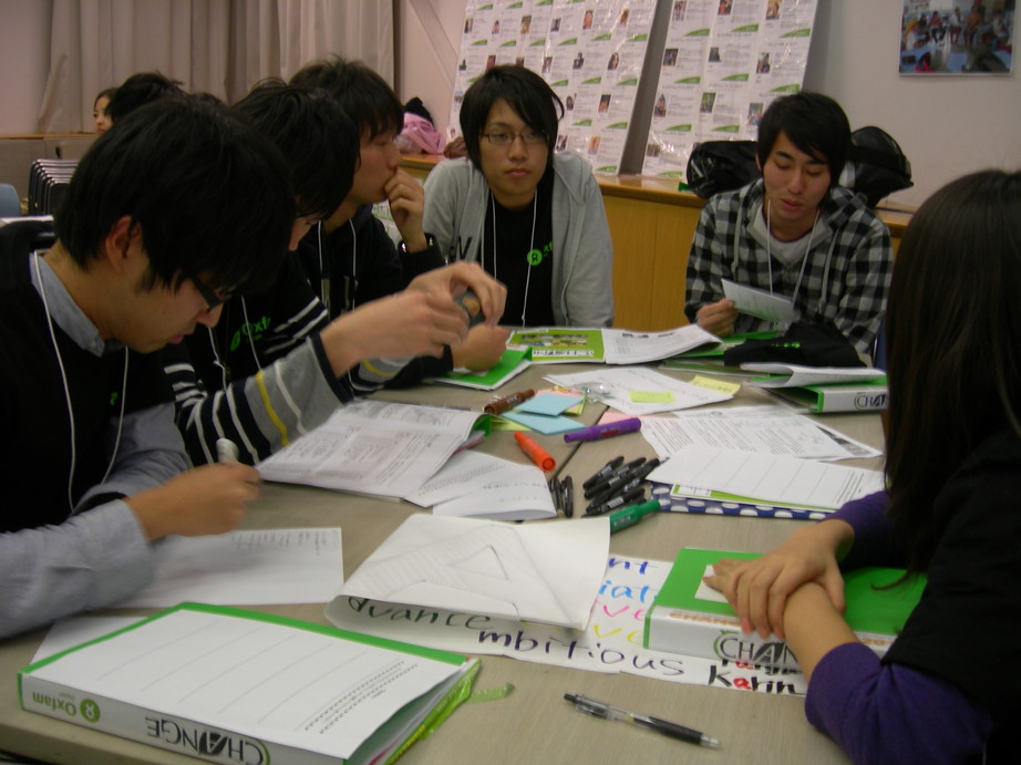 CHANGE Initiative 2012 トレーニングの様子(©Oxfam Japan)