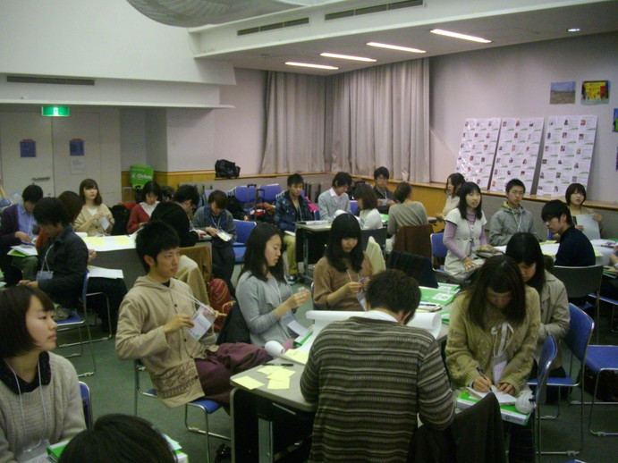 CHANGE Initiative 2012 トレーニングの様子(©Oxfam Japan)