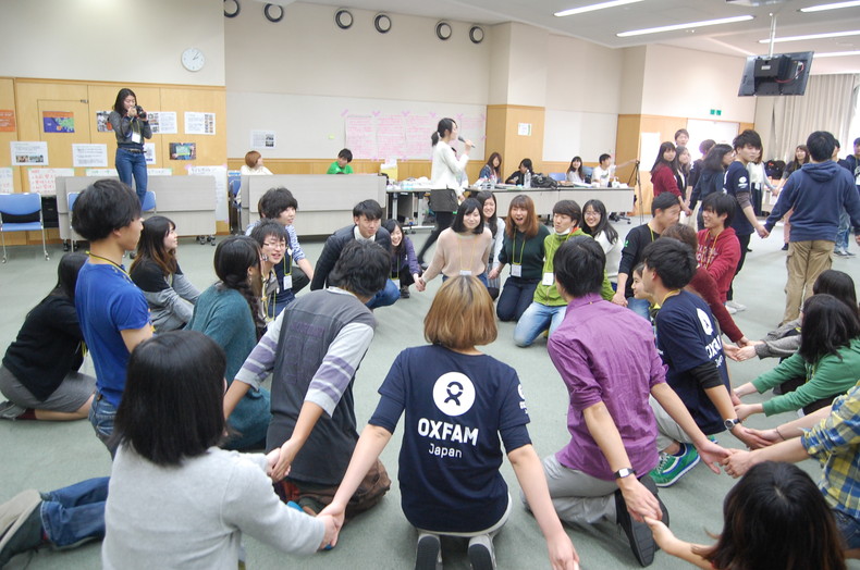 CHANGE Initiative 2015 トレーニングの様子(©Oxfam Japan)