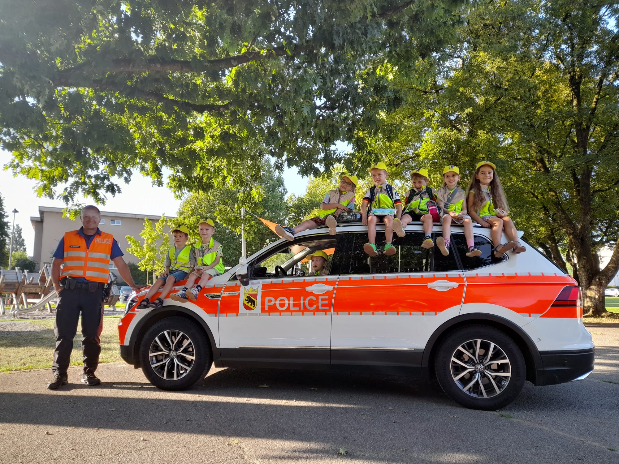 Verkehrsaktion zum Kindergartenstart