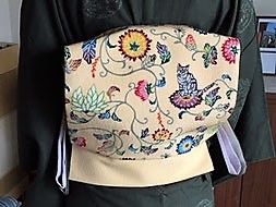 びんがた六通帯　札幌のびんがた工房きものオーダーふじのびんがた工房