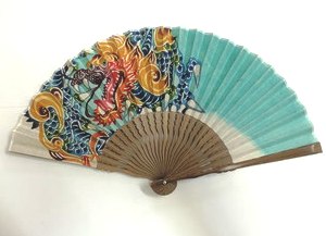 びんがた扇子　札幌のびんがた工房きものオーダーふじのびんがた工房
