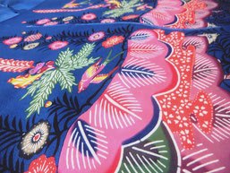琉球舞踊のびんがた衣装　札幌のびんがた工房きものオーダーふじのびんがた工房