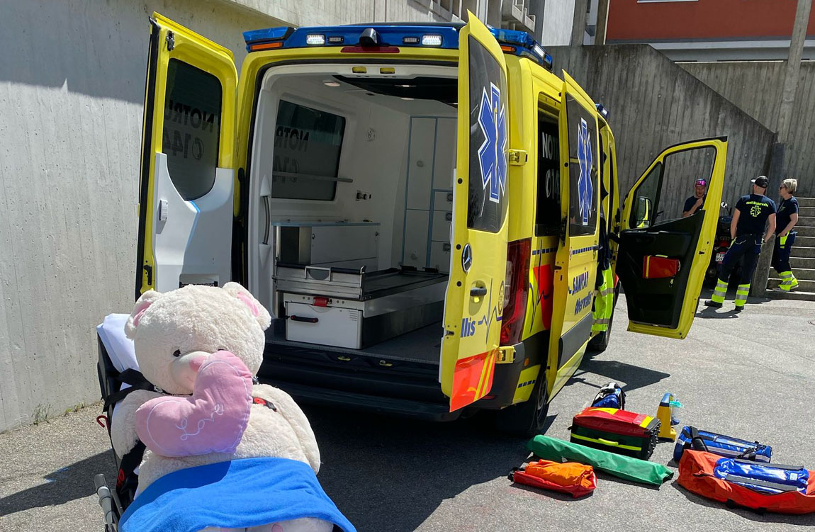 Besuch bei der Sanität