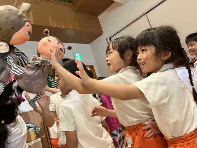楽しかったよーと声をかけていました