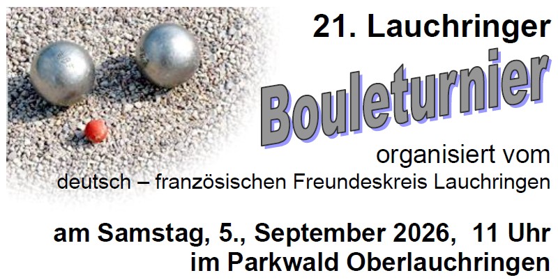 Bouleturnier 2026