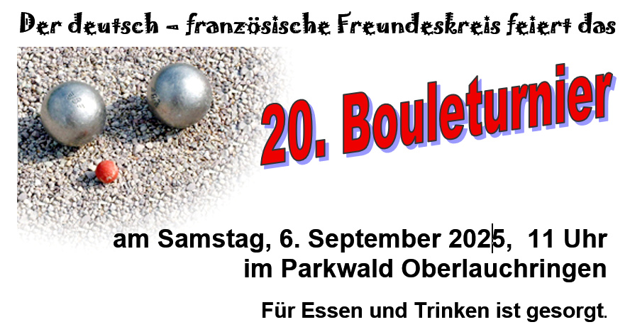 Bouleturnier des DFFK