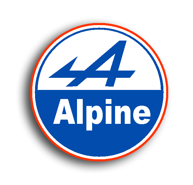 Alpine Stickers Pour Plaques Immat Logos R 233 Gions