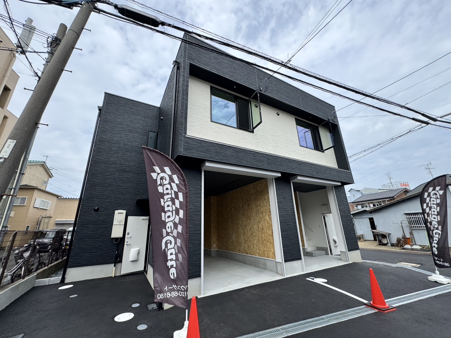 完成しました！ガレージゲート寝屋川高柳