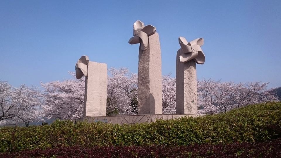 一本松公園 桜（鹿本町、2015年3月）