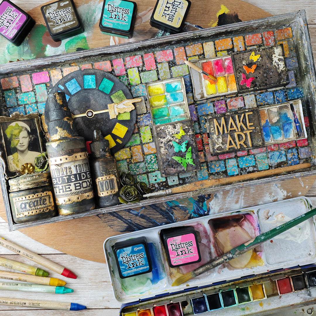 PAINTBOXES VIGNETTE TRAY - VAULT 2 COLLECTION by SIZZIX & TIM HOLTZ