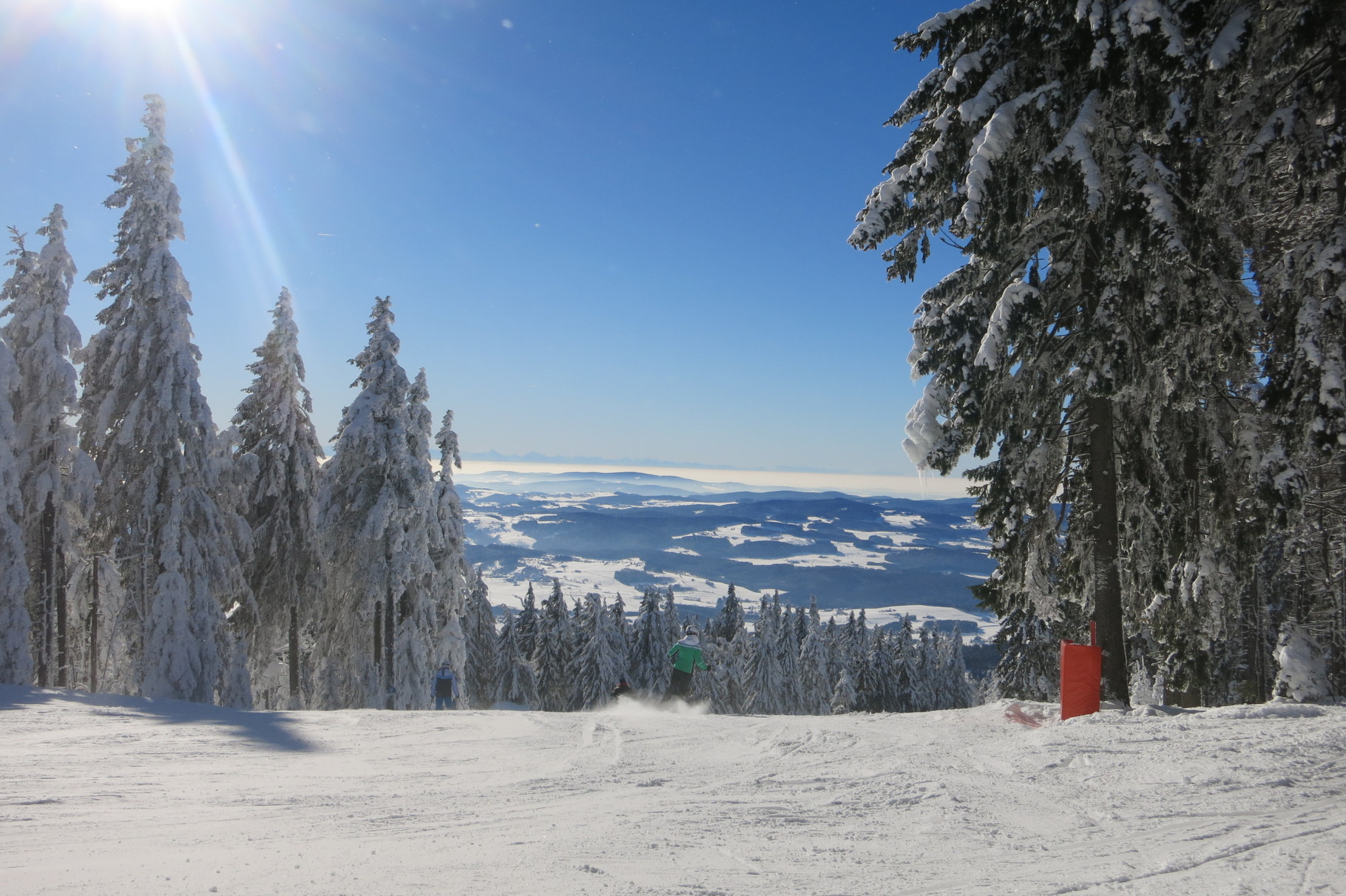 Winterspaß im Skigebiet Hochficht