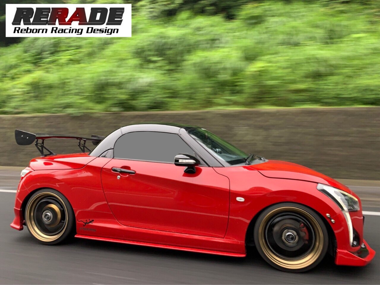 激安特価 コペン セロ La400k リアスポイラー Sparrow Ld プレーン ロードラッグ Frp製 Fucoa Cl