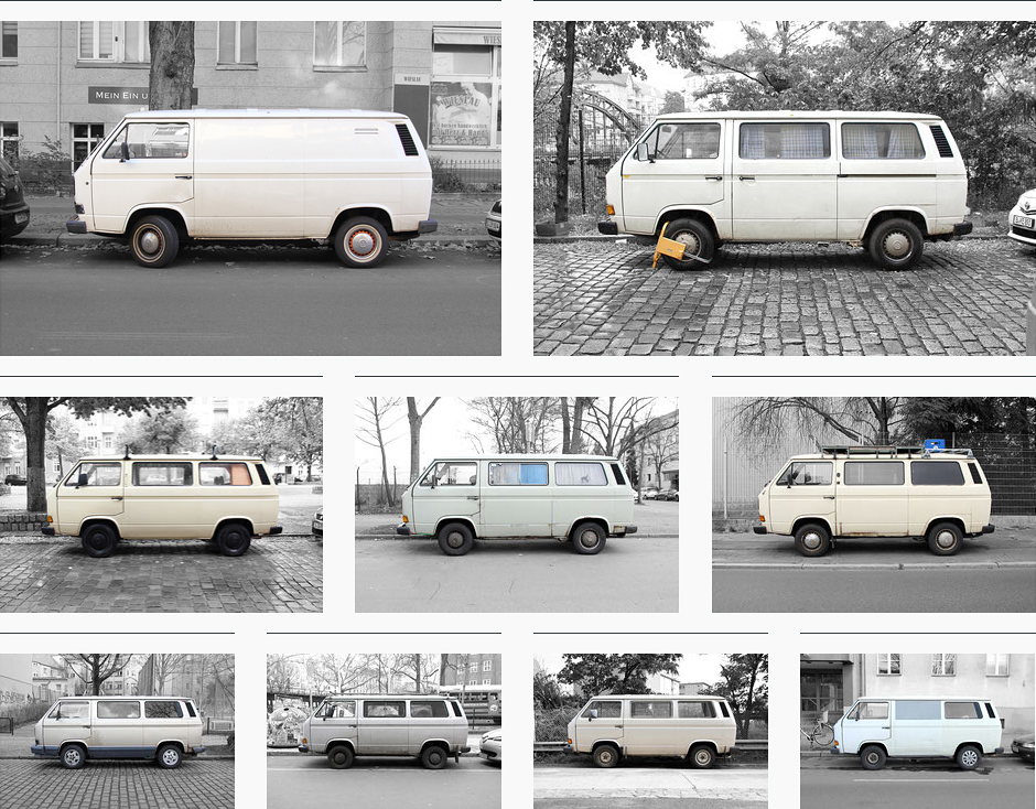 volkswagen vw bus unique urban collection - contemporary art photography - wall art collector - limited edition - oqopo bildkunst berlin 05