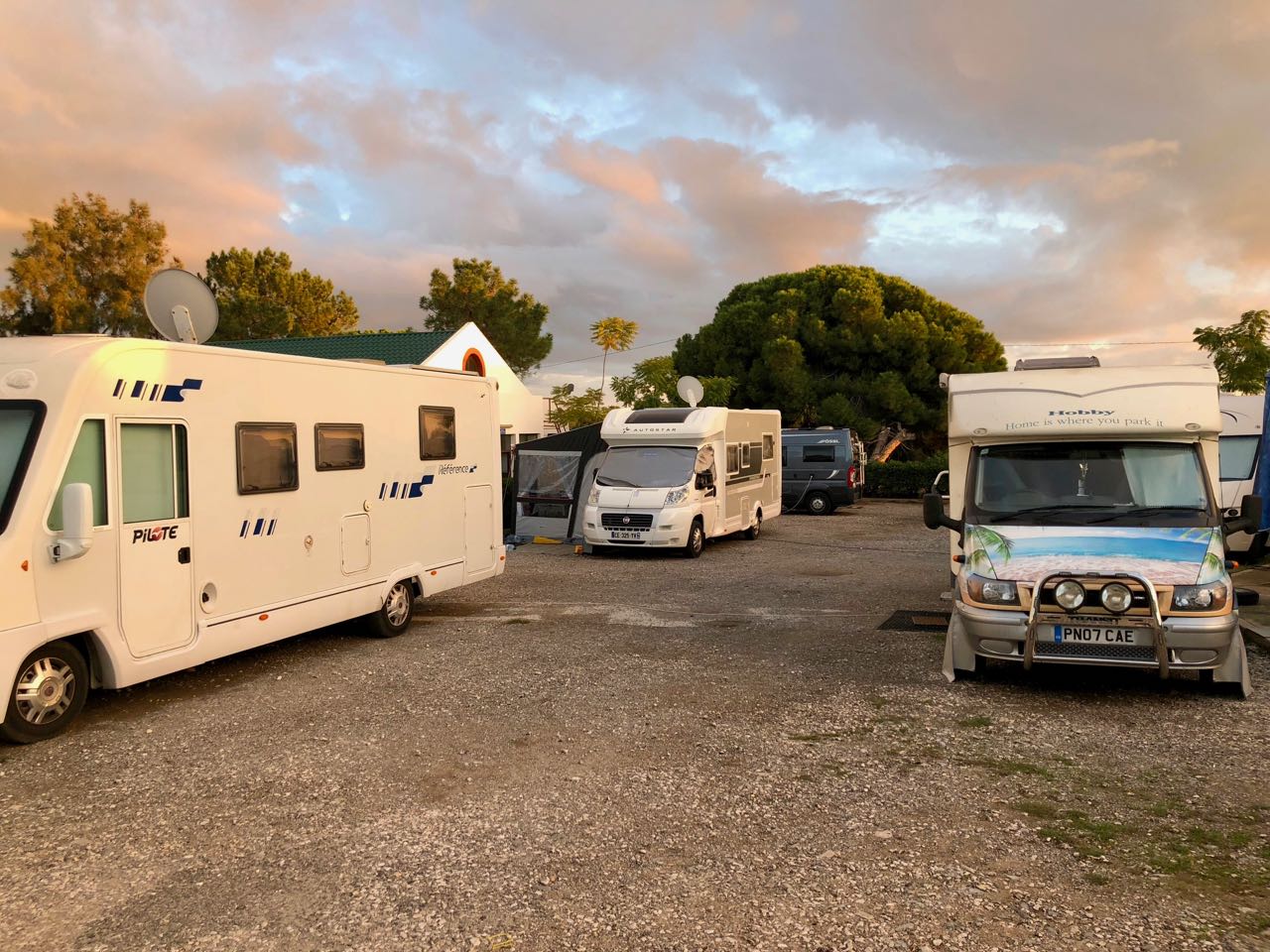 Camping parque de Campismo Olhao, Algarve, Portugal