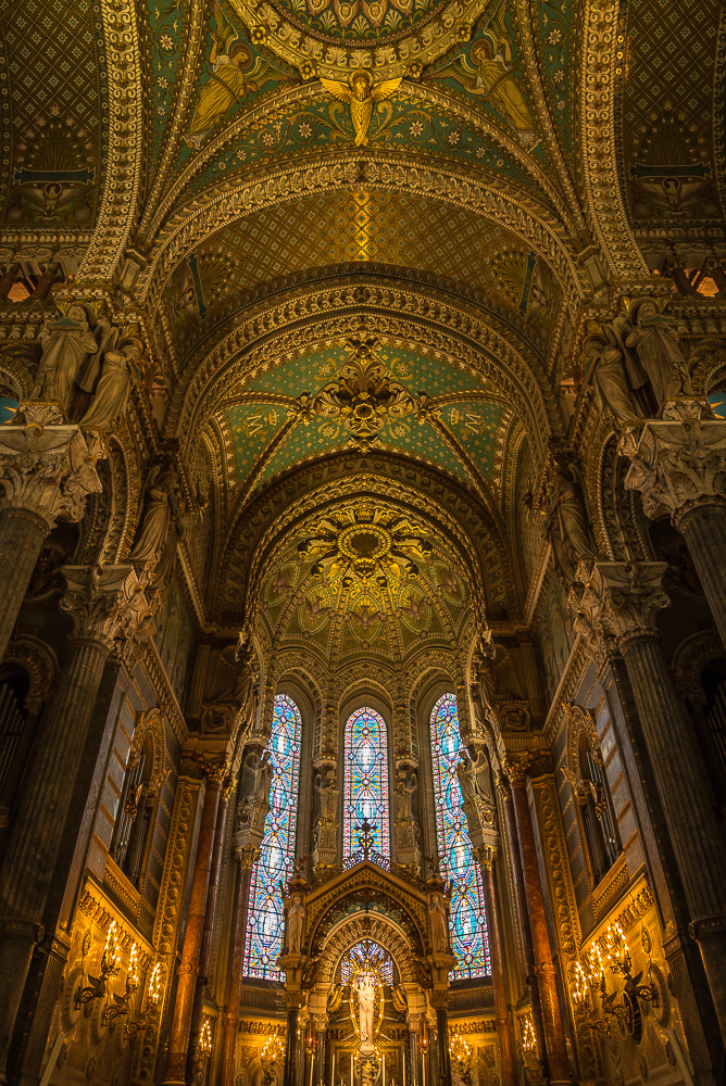 La Basilique Notre Dame de Fourvière, Basilica of Notre-Dame de Fourvière, Lyon