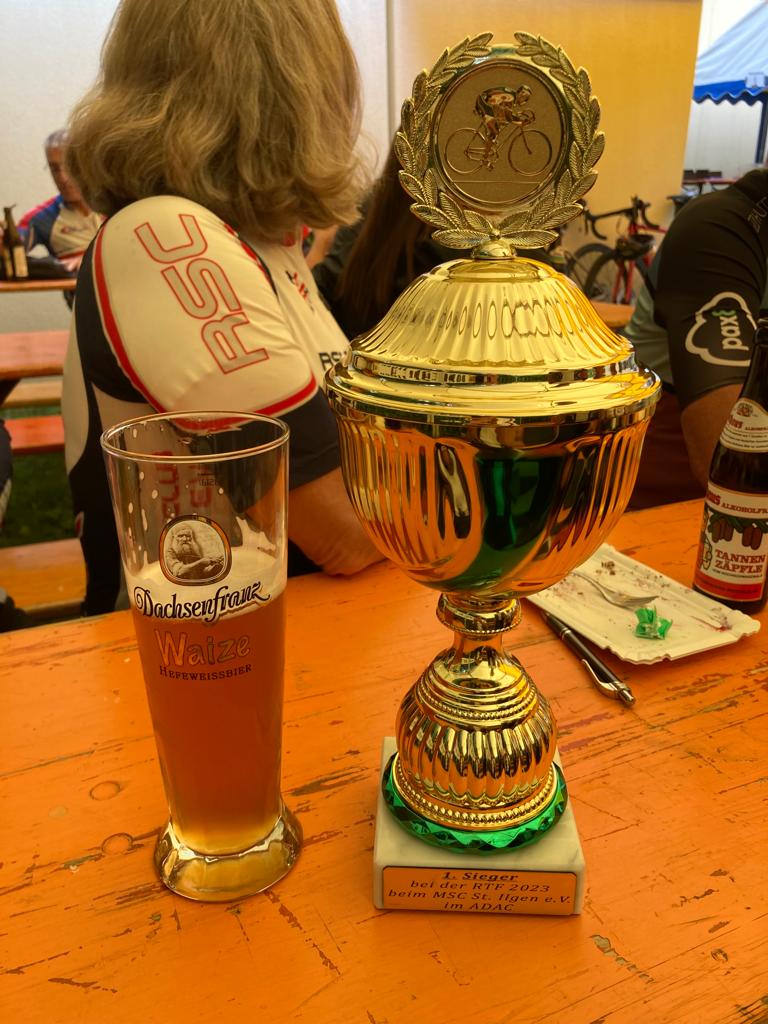 August 2023 - RTF St. Ilgen, zum 3ten Mal den Pokal geholt