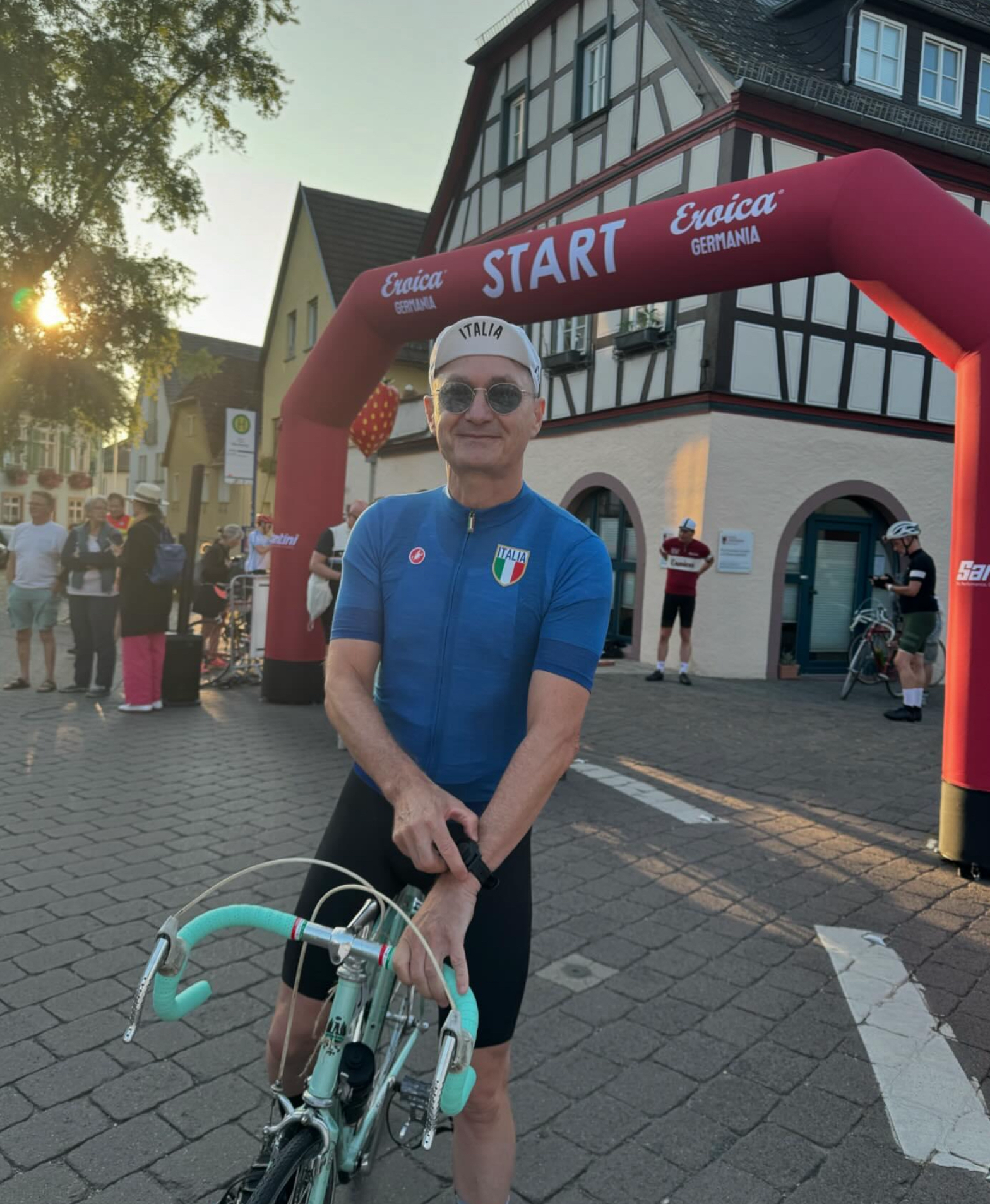 August 2024 - Eroica Germania mit Christian und seinem Bianchi von 1987 
