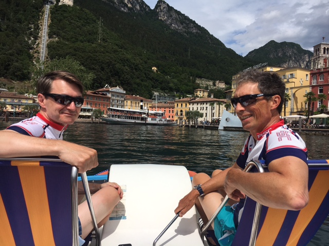 Juli 2021 - Christian und Udo radeln auf dem Gardasee
