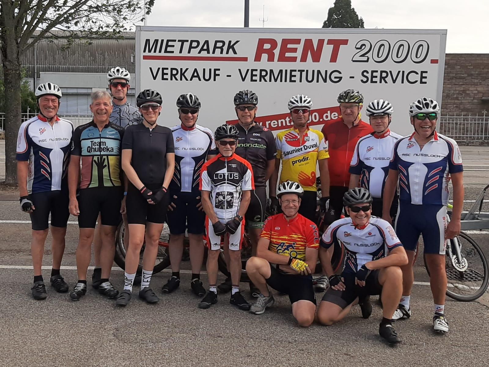 Juni 2022 - RSG Gruppe mit Radlern aus Wissembourg auf Elsaß-Tour