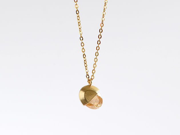 [ﾈｯｸﾚｽ] core necklace / Oval（gold）