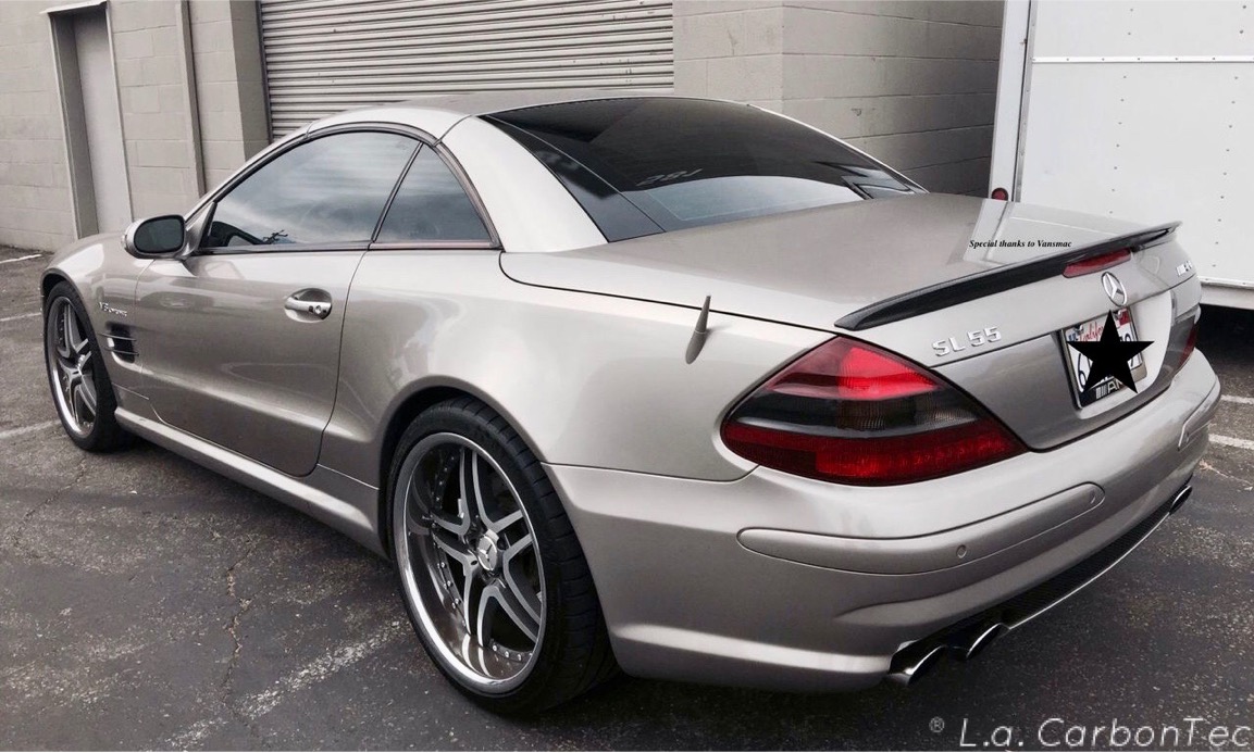 Carbon Fiber AMG Style Trunk Spoiler for R230/SL55/SL65 lacarbontecs