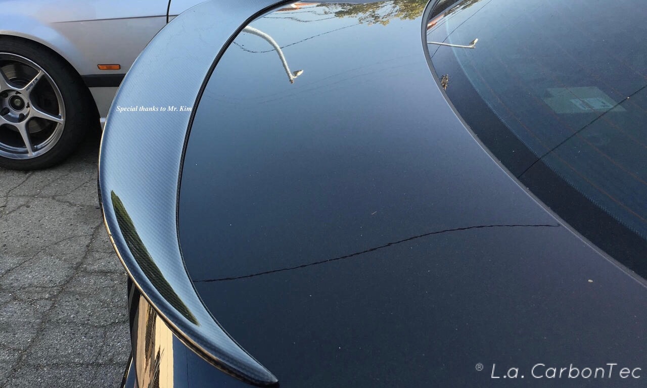 Carbon Fiber Performance Trunk Spoiler High Kick For Bmw