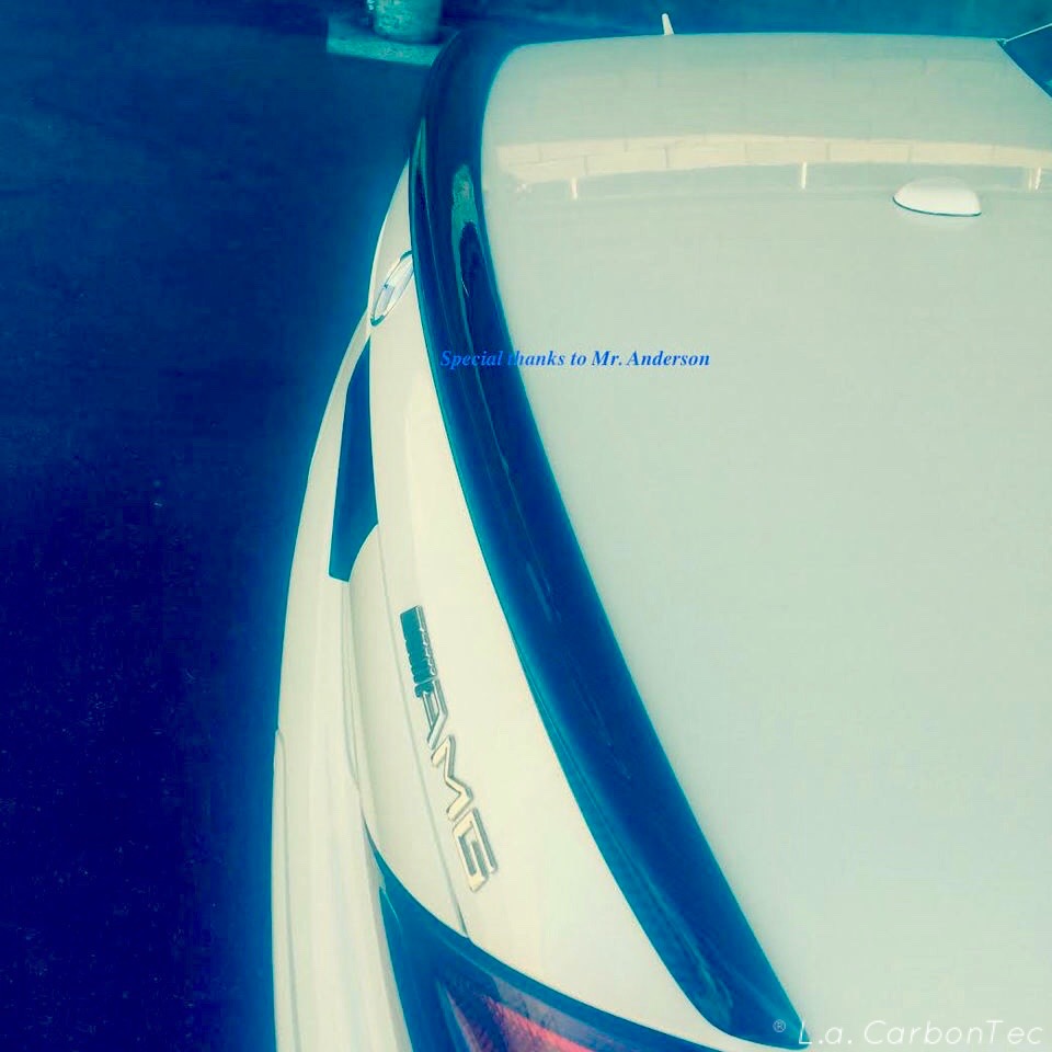Carbon Fiber AMG Style Trunk Spoiler for R230/SL55/SL65 lacarbontecs