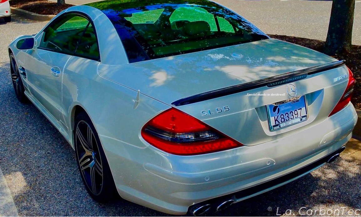 Carbon Fiber AMG Style Trunk Spoiler for R230/SL55/SL65 lacarbontecs