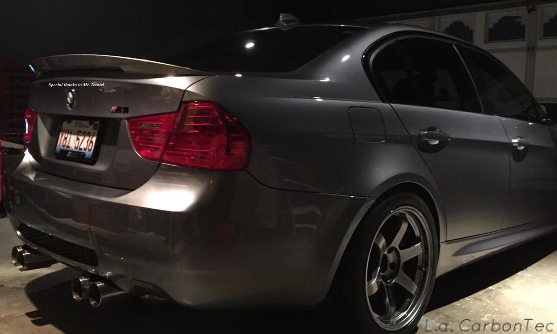Painted High Kick Performance Trunk Spoiler For E90 M3