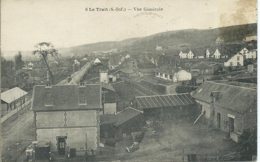 ancienne boucherie capron  (autrefois hameau du vieux Chêne )  en 1924