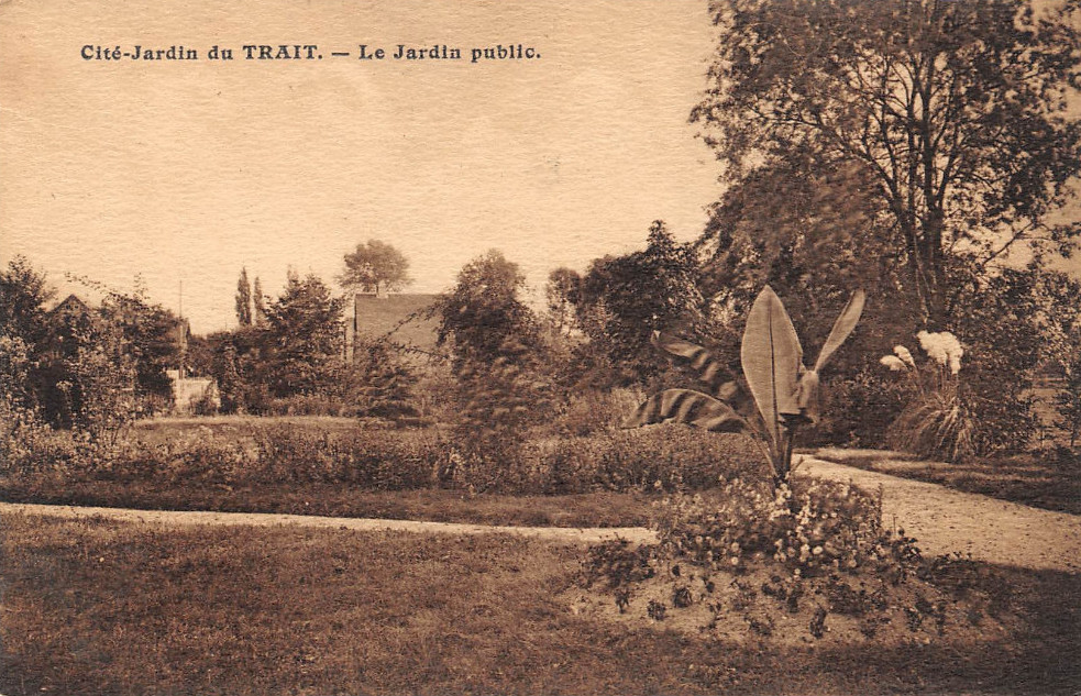 Jardin public en 1930