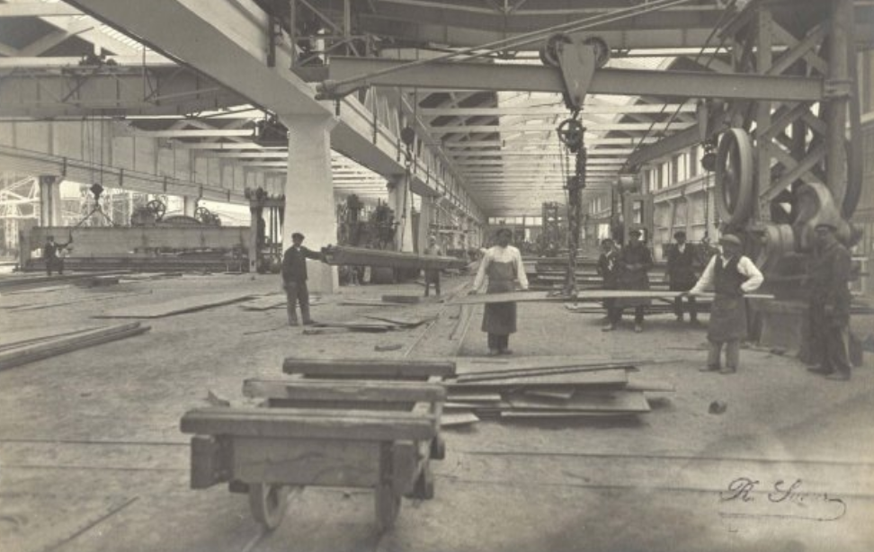 les ateliers de construction 1921