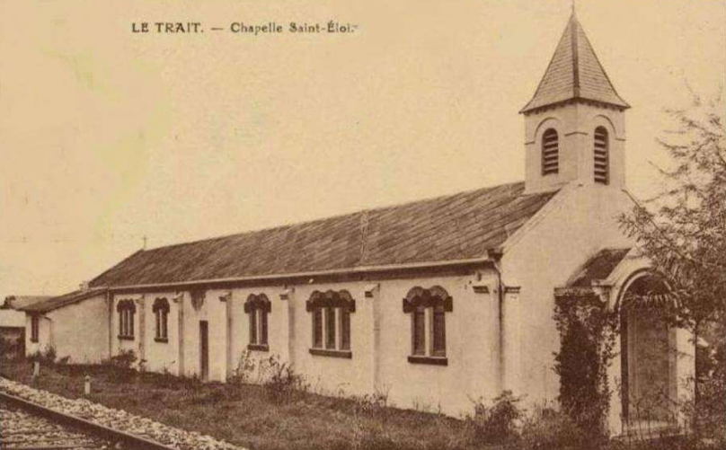 chapelle st eloi construite par les ouvriers du chantier du trait en 1931