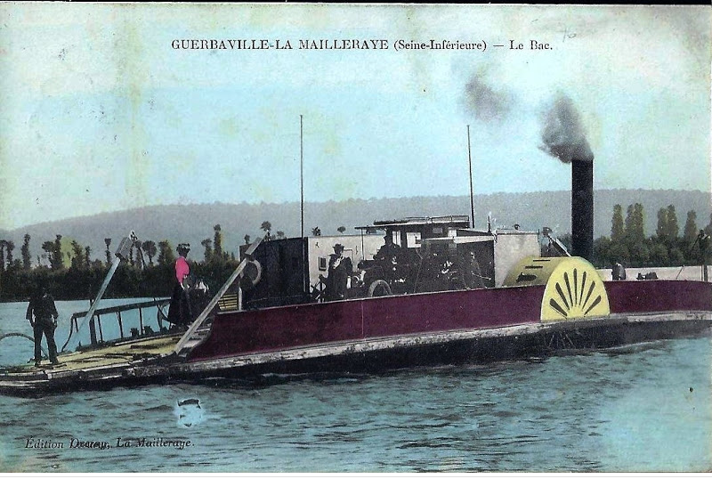 bac de la mailleraye sur seine de 1892 a 1928