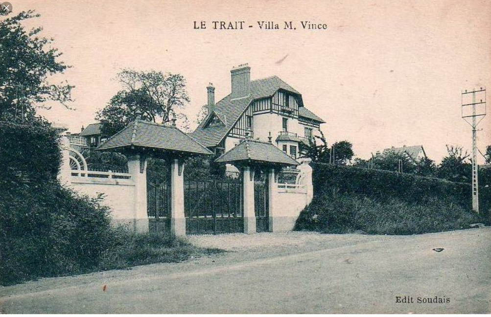rue  maréchal Foch villa vince maison de l'ingénieurs en chef des chantiers navals construite en 1920