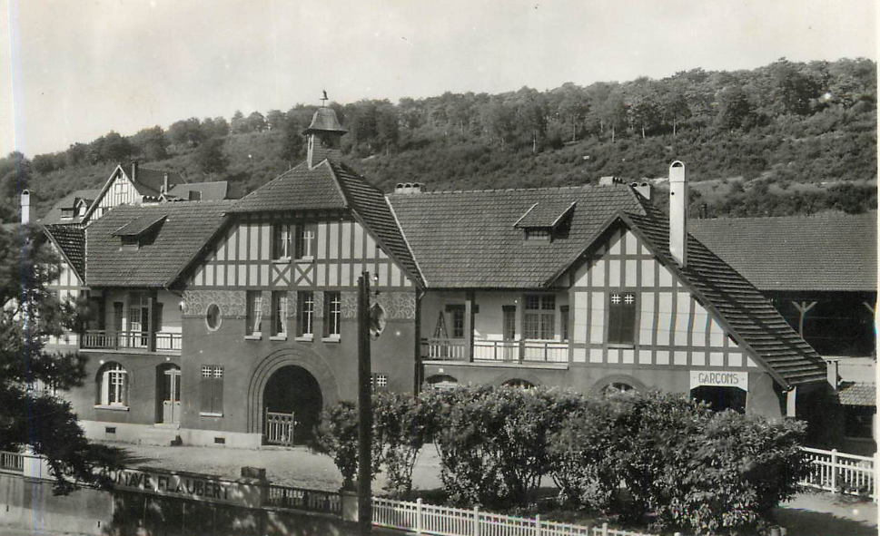 école Gustave Flaubert ouverture en 1929 carte de 1949 inauguration le 22 juin 1930
