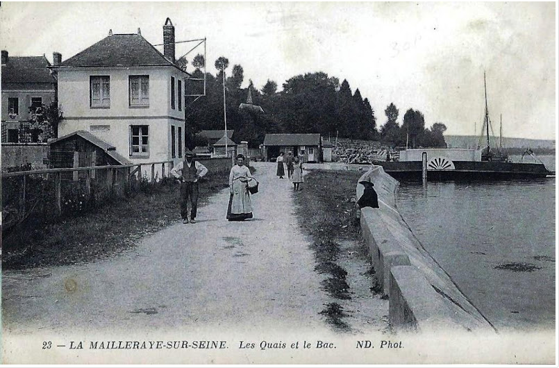 bac de la mailleraye sur seine de 1892 a 1928
