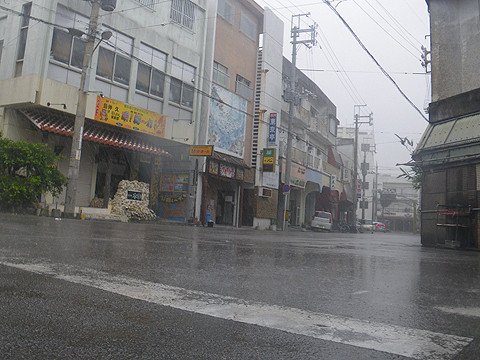 台風の石垣島