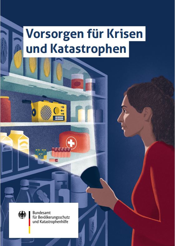 Ratgeber "Vorsorgen für Krisen und Katastrophen" des Bundesamtes für Bevölkerungsschutz und Katastrophenhilfe (BBK)