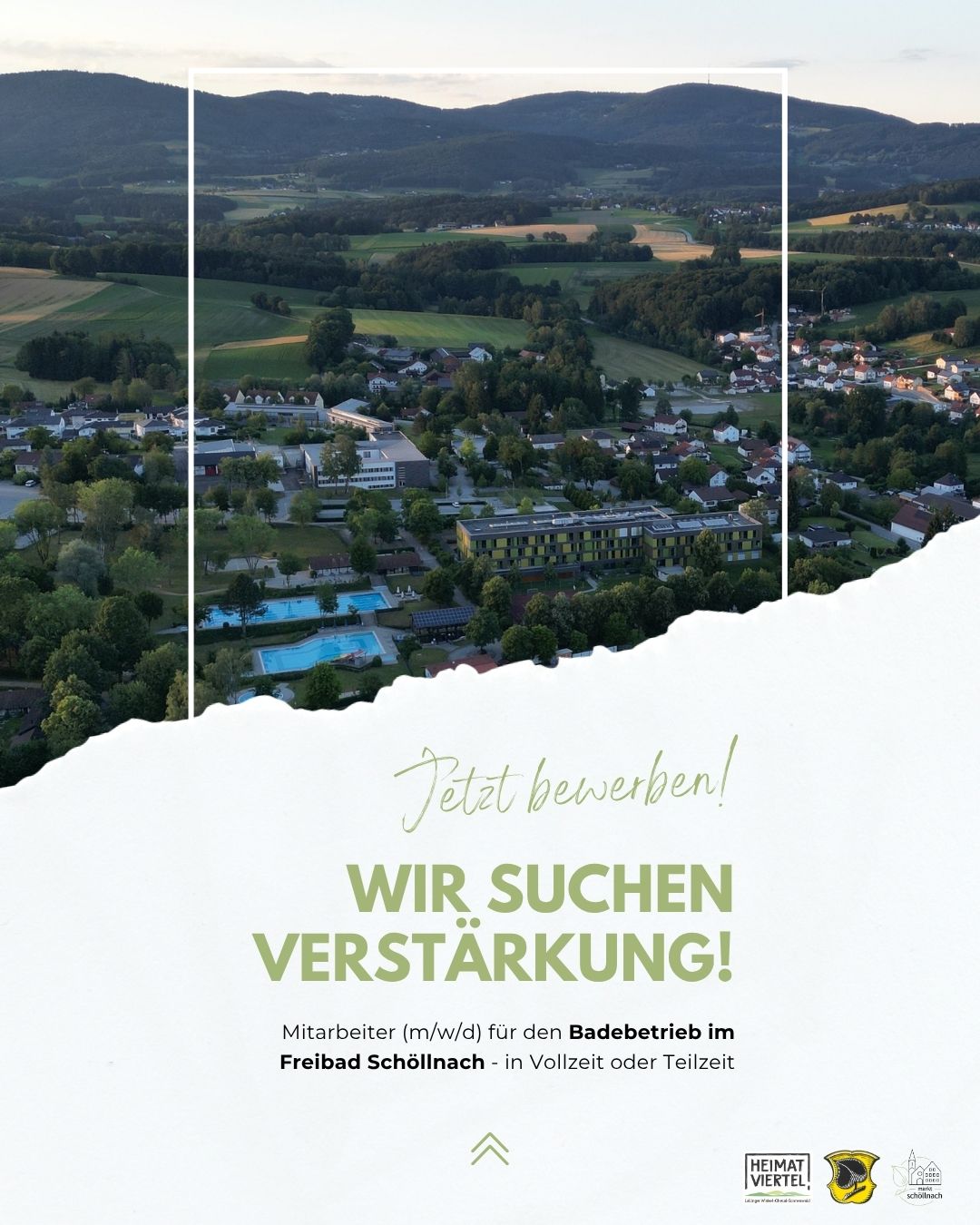 Stellenausschreibung Freibad Schöllnach
