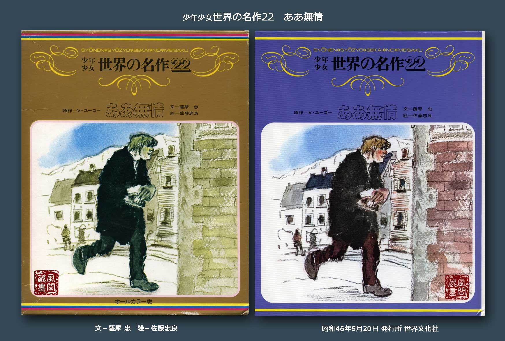 V ユーゴー ああ無情 佐藤忠良 絵 東川寺 Homepage