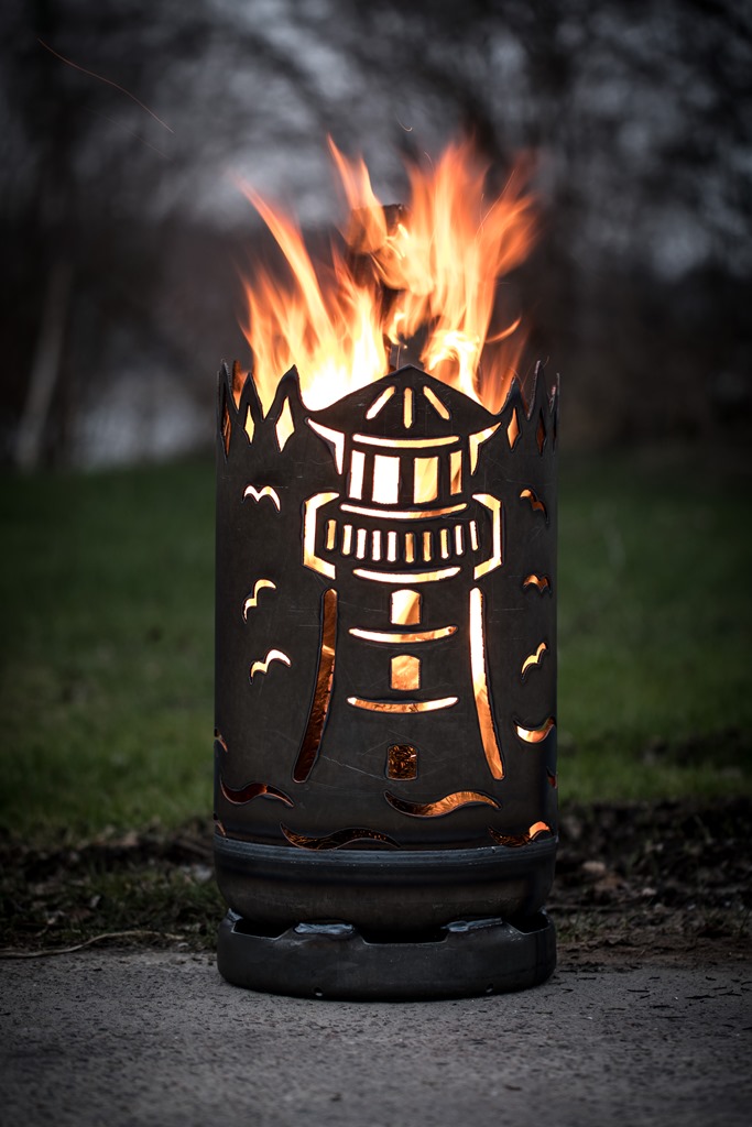 kleine Feuertonne LEUCHTTURM Feuertonnen, Fackeln