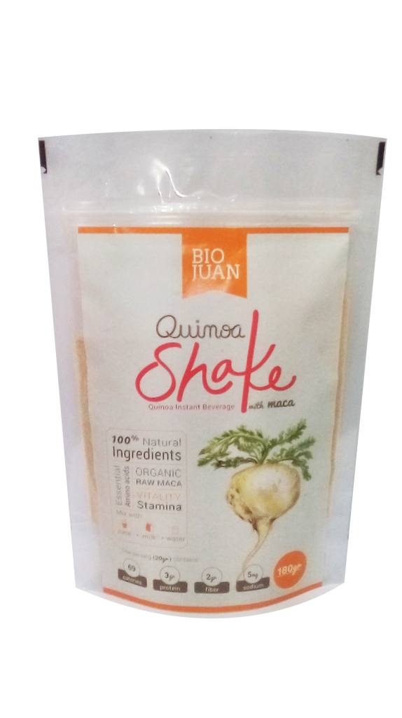 Quinoa Shake Maca Quinua, maca y estevia organica Yauvana Peru Lima