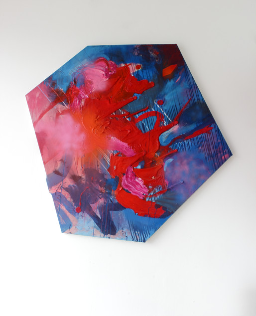 N.T., 2014, mixed technic on canvas, 165x150cm ca. 