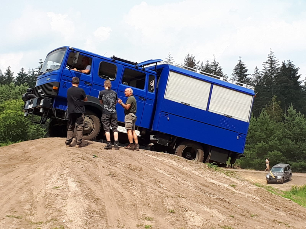 4x4 Training für das THW BOS