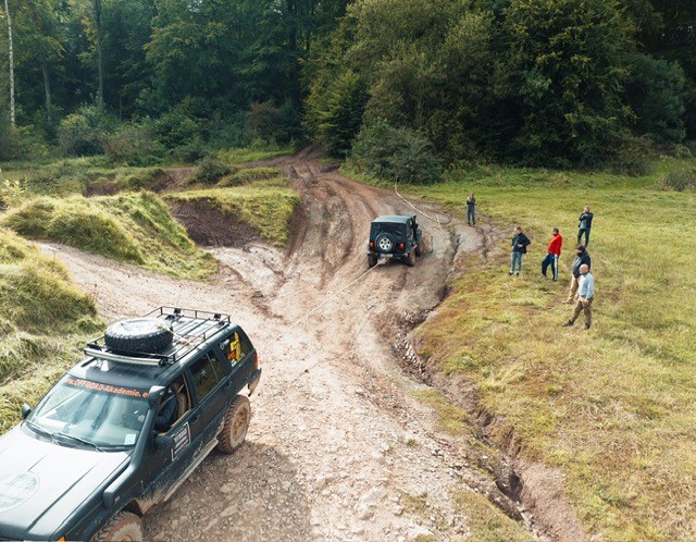 Offroad Akademie beim Geländewagen Training