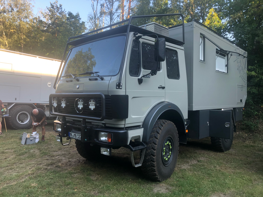 LKW vor einem Allrad Training