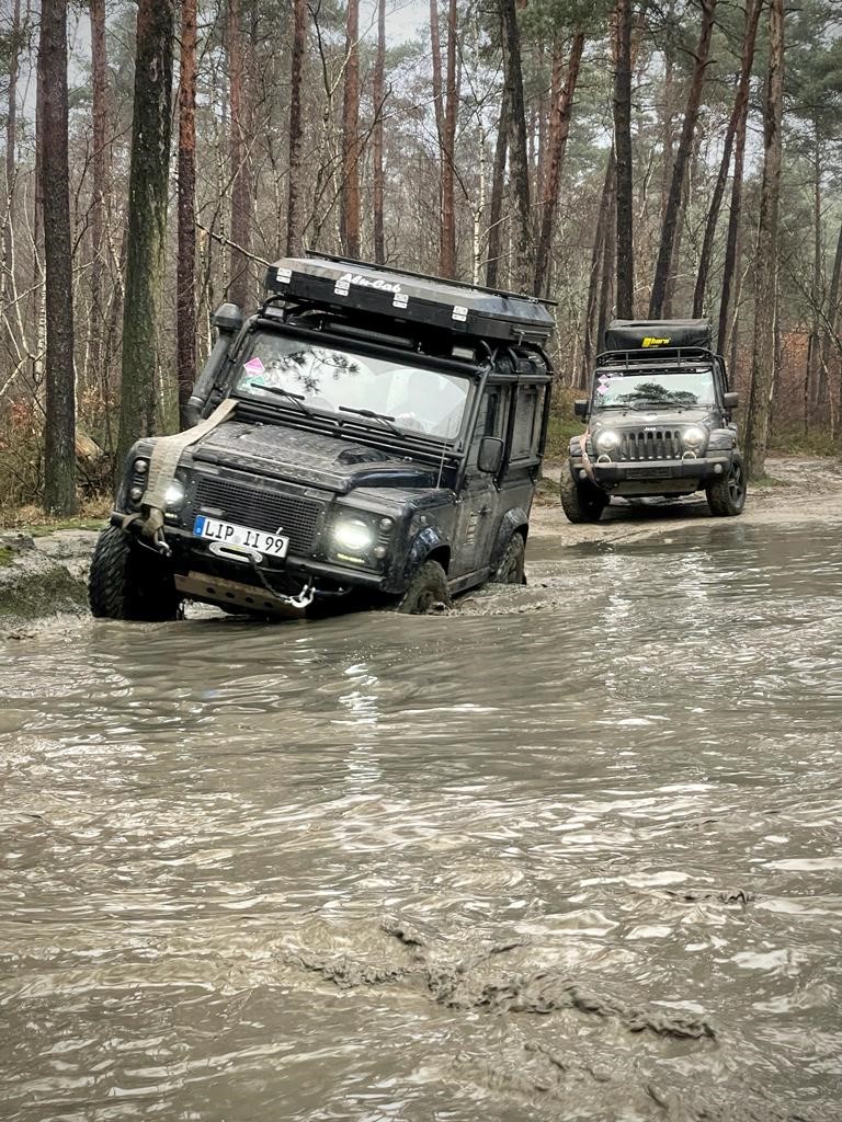 Wasserdurchfahrten mit dem Geländewagen