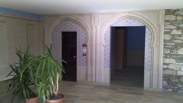 Decorazione interno arabesco